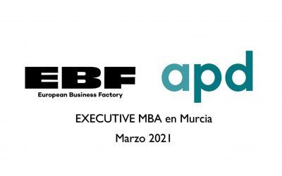 Máster MBA Executive en Murcia APD & EBF Business School Murcia, 12 de marzo 2021