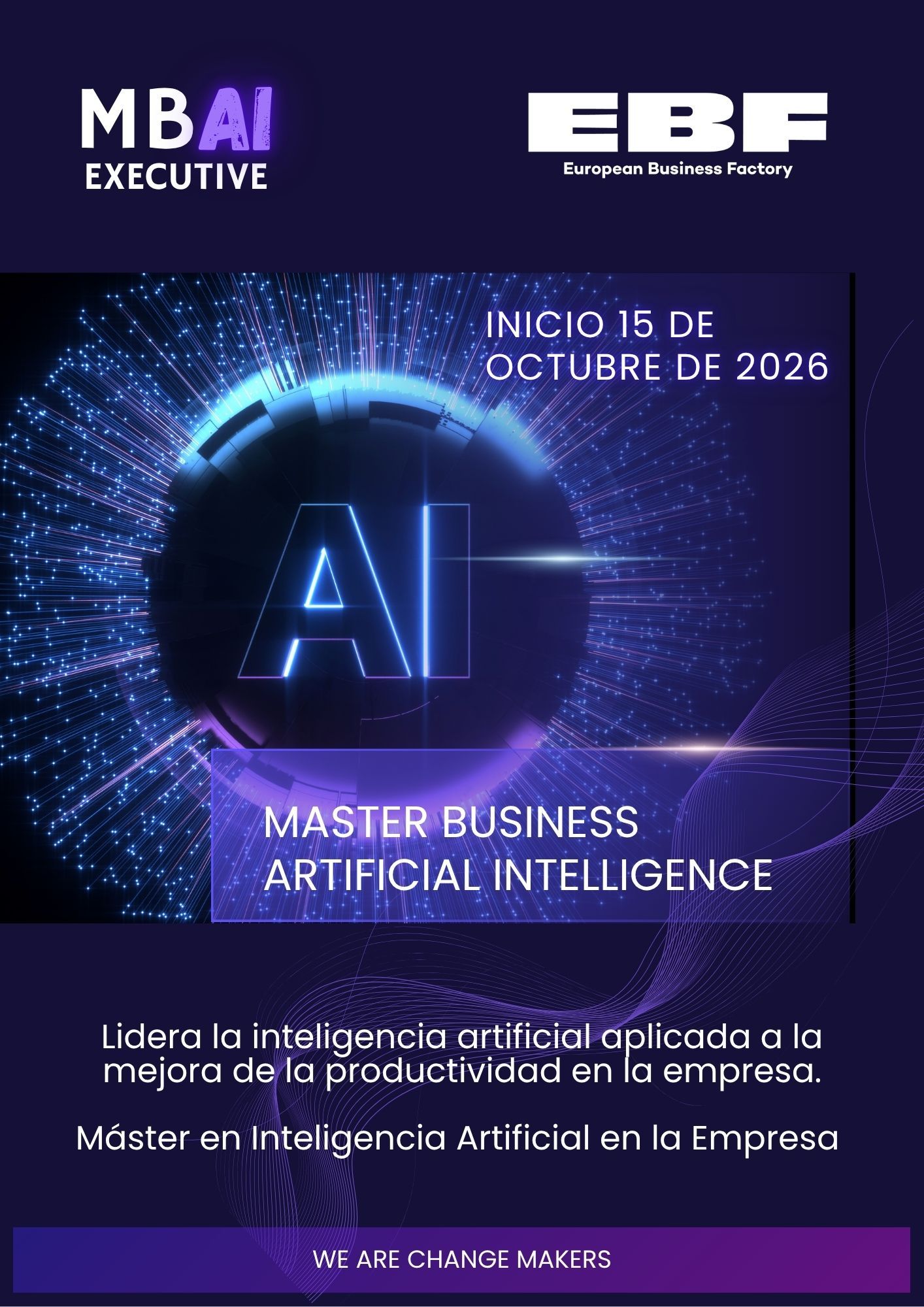 MASTER IA EBF 2026 MASTER EN INTELIGENCIA ARTIFICIAL EN EBF